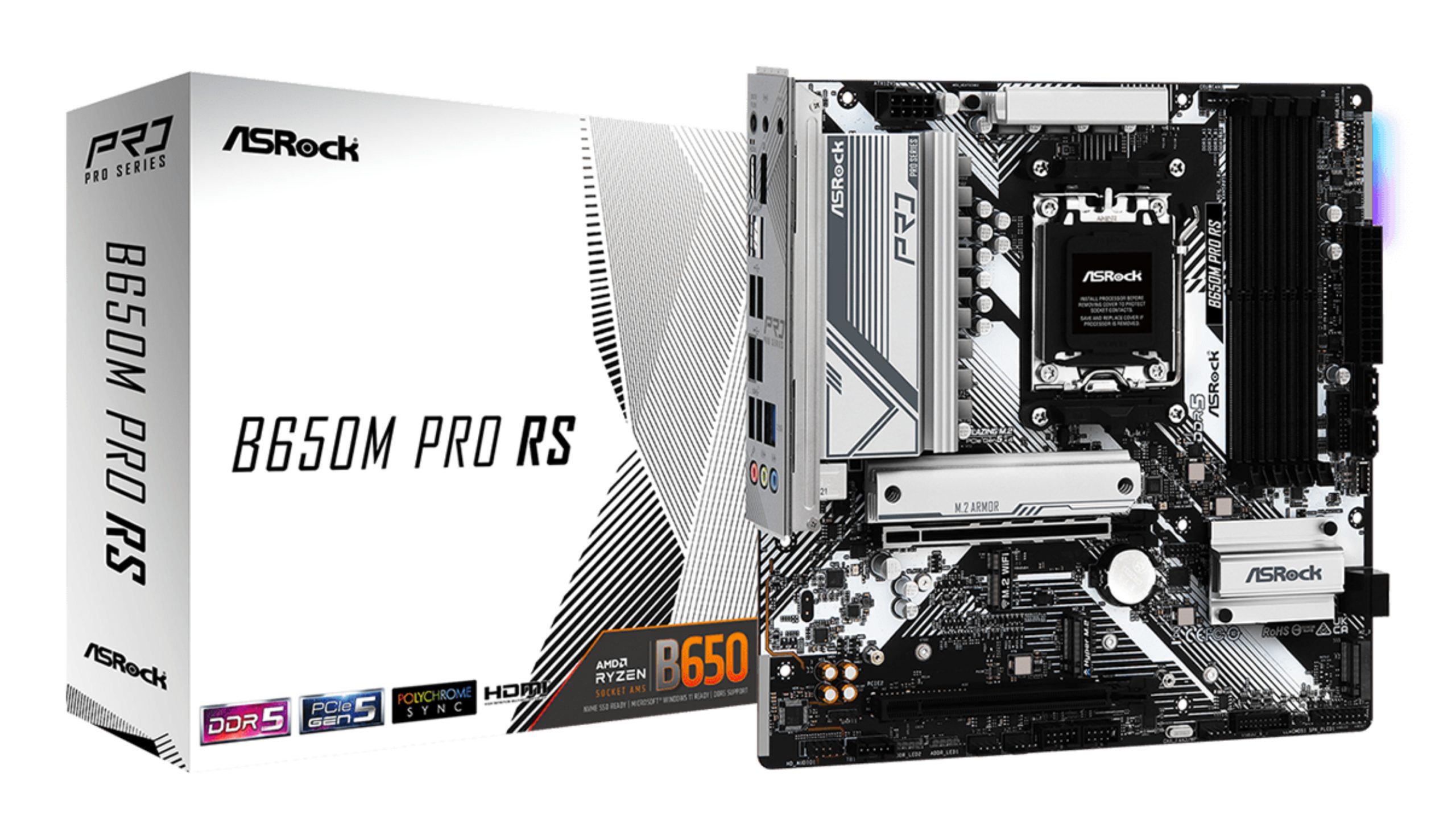 11a9071249c2f3d030ad5f27e1901b58a731c78f ASRock B650M Pro RS - Image 1
