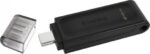 Kingston DataTraveler 70 64GB USB 3.2 Stick με σύνδεση USB-C Μαύρο - Image 2