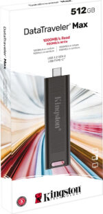 Kingston DataTraveler 512GB USB 3.2 USB-C Μαύρο - Image 5