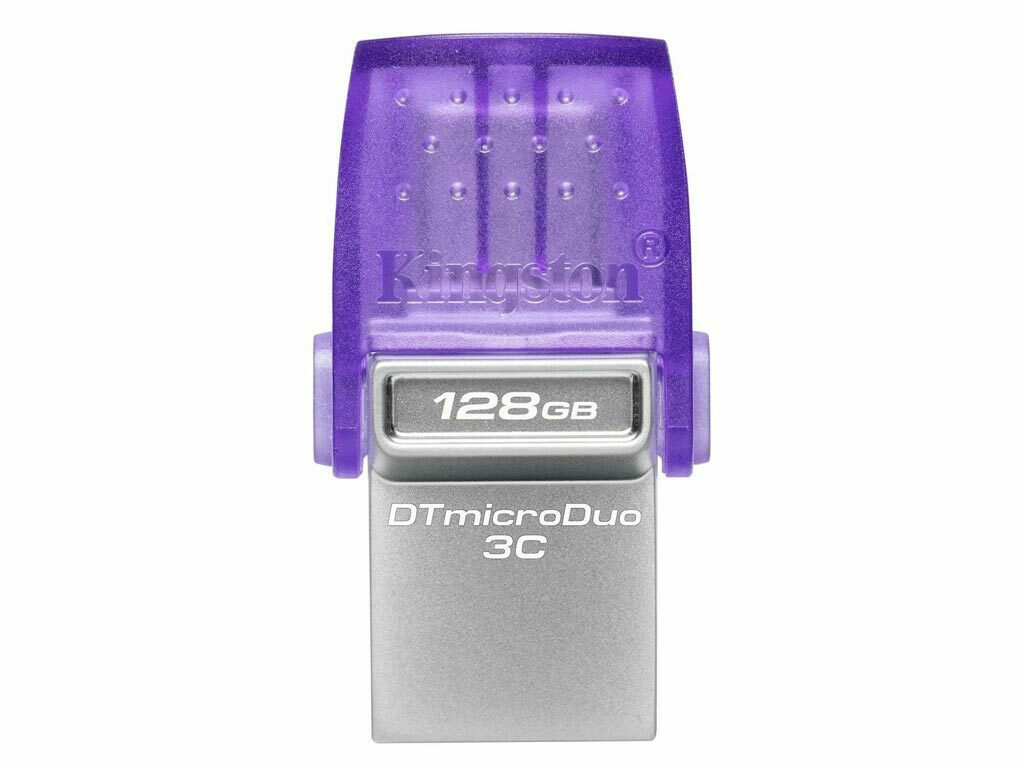 20220526100851_kingston_datatraveler_microduo_3c_128gb_usb_3_1_stick_me_syndesi_usb_a_usb_c_mov Kingston DataTraveler MicroDuo 3C 128GB USB 3.1 Stick με σύνδεση USB-A & USB-C Μωβ - Image 1
