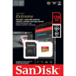 Sandisk Extreme microSDXC 128GB Class 10 U3 V30 A2 UHS-I με αντάπτορα - Image 3