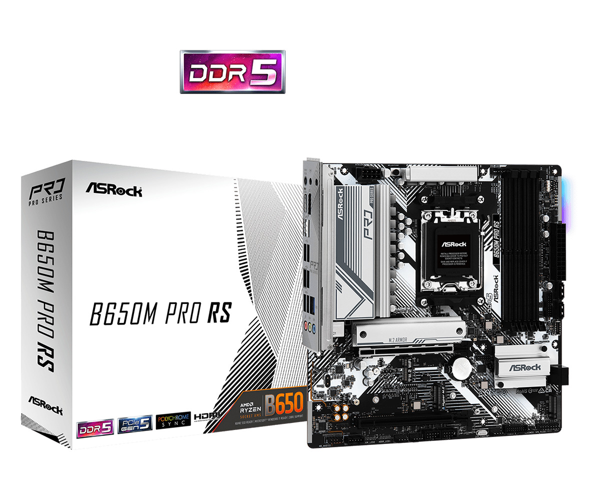 20230605100111_asrock_b650m_pro_rs_motherboard_micro_atx_me_amd_am5_socket ASRock B650M Pro RS - Image 1