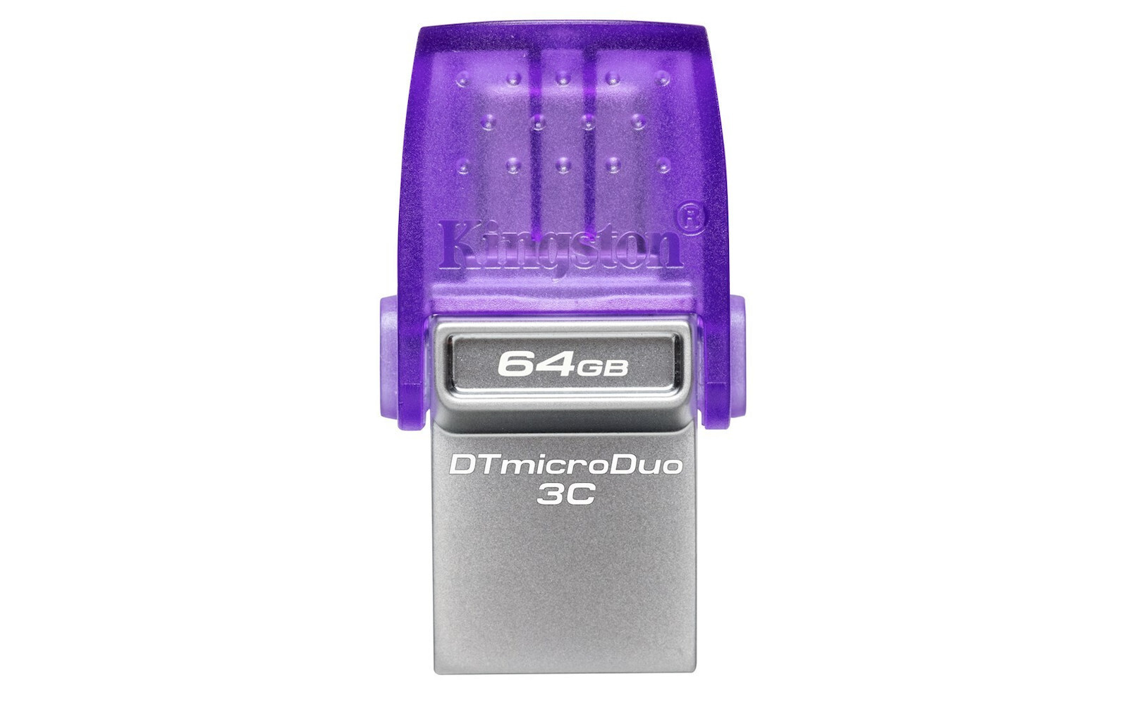 20240710172602_kingston_datatraveler_microduo_3c_64gb_usb_3_1_stick_me_syndesi_usb_a_usb_c_mov Kingston DataTraveler MicroDuo 3C 64GB USB 3.1 Stick με σύνδεση USB-A & USB-C Μωβ - Image 1