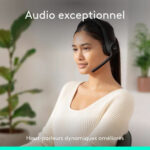 Logitech Zone Ασύρματα Bluetooth On Ear Ακουστικά με 20 ώρες Λειτουργίας Μαύρα - Image 7