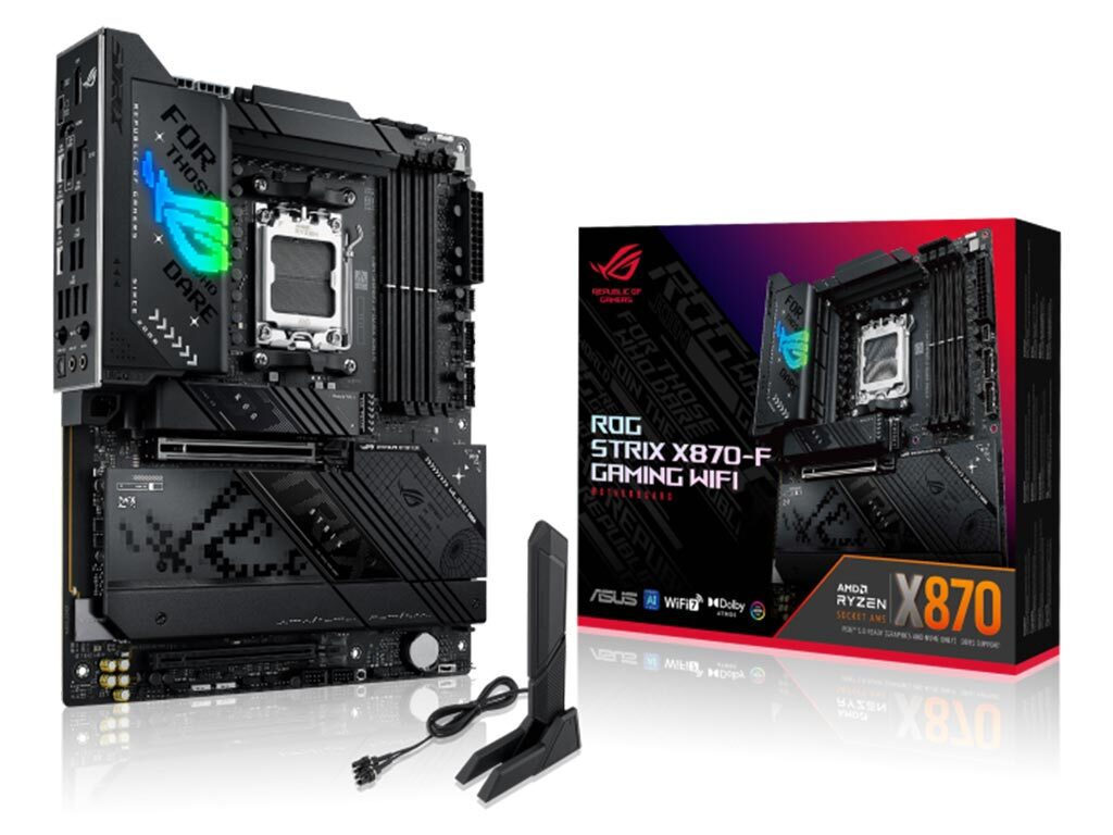 20241003112259_asus_rog_strix_x870_f_gaming_wifi_motherboard_atx_me_amd_am5_socket Asus ROG STRIX X870-F GAMING WIFI - Image 1
