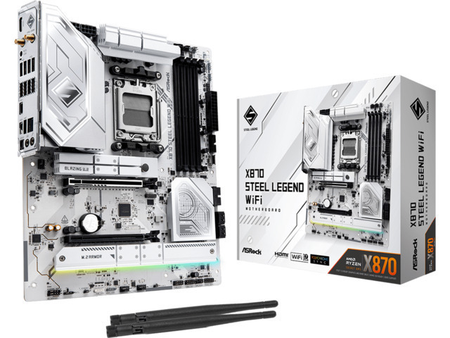 20241017154023_asrock_steel_legend_wifi_ch870_motherboard_atx_me_amd_am5_socket ASRock Steel Legend WiFi X870 - Image 1