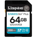 Kingston Canvas Go Plus SDXC 64GB Class 10 U3 V30 UHS-I