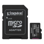 Kingston Canvas Select Plus microSDHC 512GB Class 10 U3 V30 A1 UHS-I με αντάπτορα