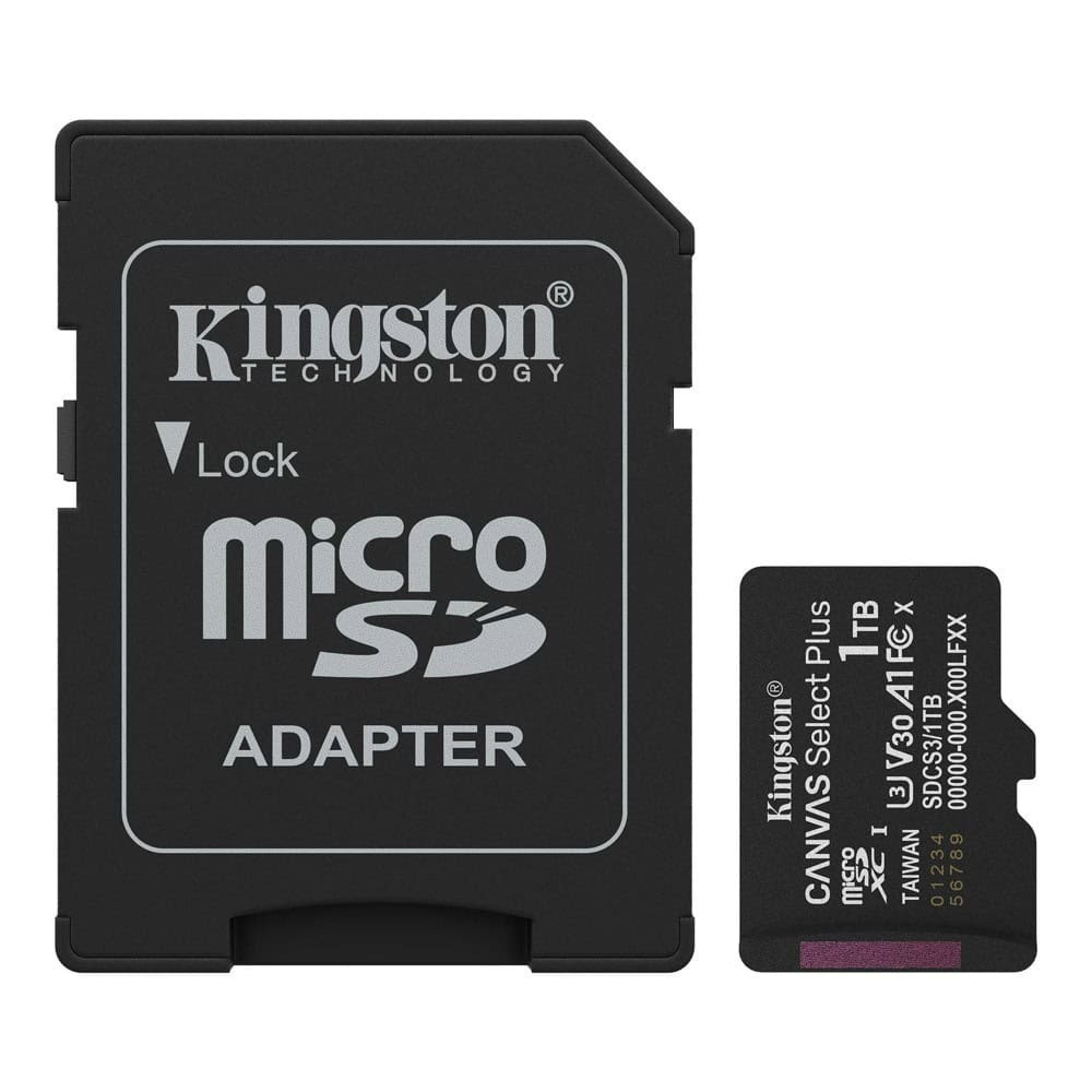 20250718123333_1tb_microsdhc_memory_card_adapter_kingston_canvas_select_plus_class_10_uhs_i_read_speed_up_to_150mb_s Kingston Canvas Select Plus microSDHC 1TB Class 10 U3 V30 A1 UHS-I με αντάπτορα - Image 1
