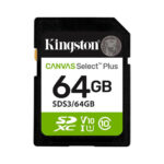 64gb Sd Memory Card Kingston Canvas Select Plus Uhs-i U1 V10 Read Speed Up To 100mb/s