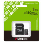 Kingston Canvas Select Plus microSDHC 1TB Class 10 U3 V30 A1 UHS-I με αντάπτορα - Image 2