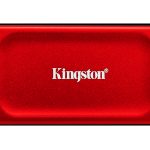 Kingston XS1000 USB-C Εξωτερικός SSD 1TB 1.8" Κόκκινο