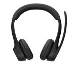 Logitech Zone Ασύρματα Bluetooth On Ear Ακουστικά με 20 ώρες Λειτουργίας Μαύρα - Image 5