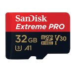Sandisk Extreme Pro microSDHC 32GB Class 10 U3 V30 A1 UHS-I