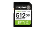 512gb Sd Memory Card Kingston Canvas Select Plus Class 10 Uhs-i Read Speed Up To 150mb/s