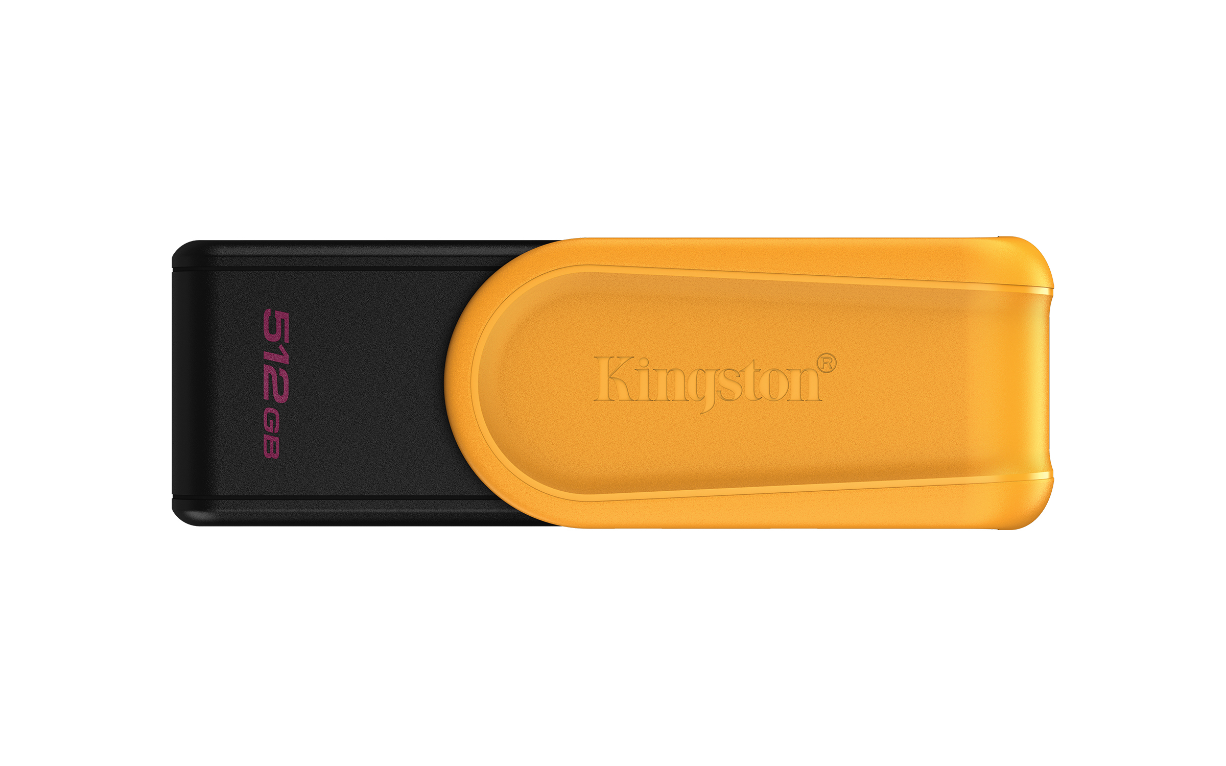 55ee4aee44252d3f4d7421b27314b5fb00ced5f7 Kingston DataTraveler Exodia S 512GB (Black/Yellow) - Image 1