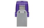 Kingston DataTraveler MicroDuo 3C 128GB USB 3.1 Stick με σύνδεση USB-A & USB-C Μωβ - Image 4