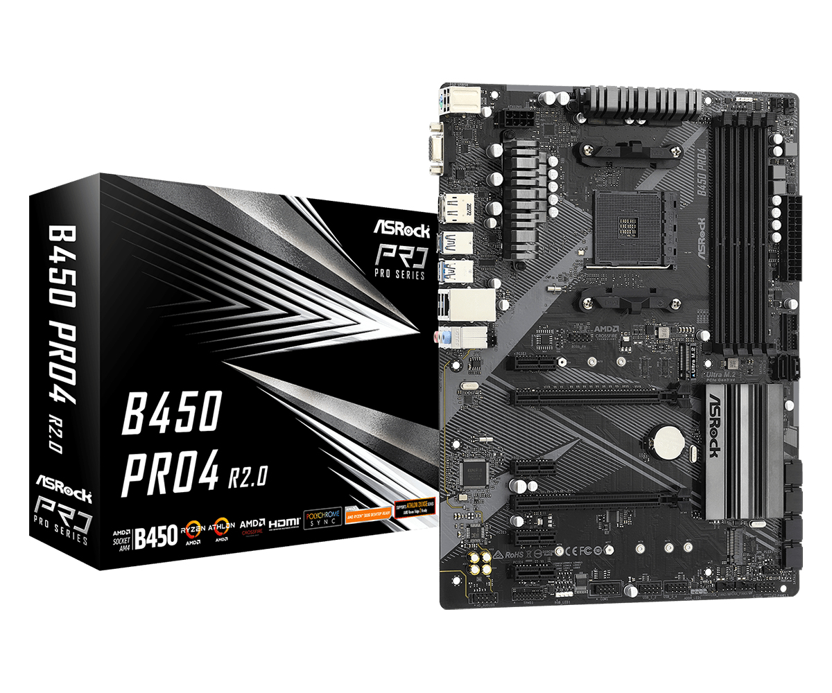 89572748_8392631149 ASRock B450 Pro4 R2.0 - Image 1