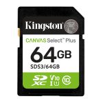 64gb Sd Memory Card Kingston Canvas Select Plus Uhs-i U1 V10 Read Speed Up To 100mb/s