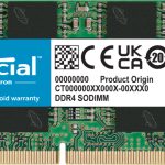 Crucial DDR4 με Module 1x16GB και Ταχύτητα 3200 για Laptop CB16GS3200