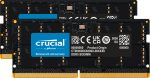Crucial DDR5 64GB RAM με 2x32GB Modules και Ταχύτητα 4800 για Laptop CT2K32G48C40S5