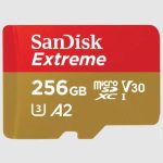 Sandisk Extreme microSDXC 256GB U3 V30 A2 UHS-I