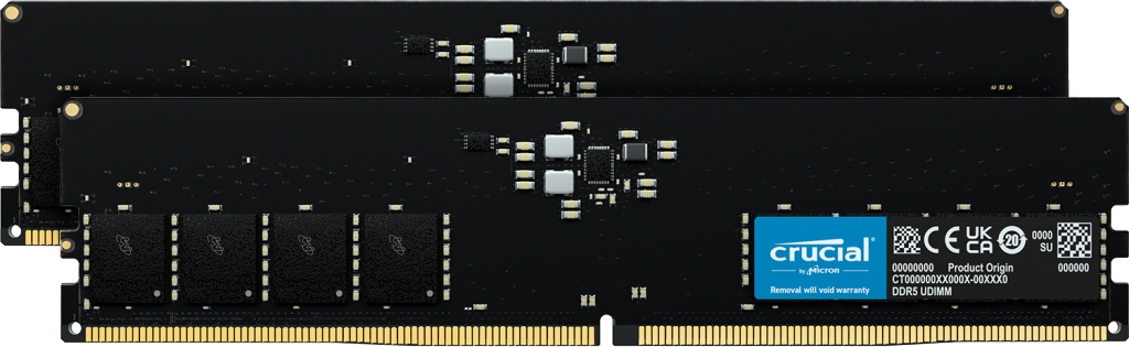 afcf73318d702b06052098b09158dfcb Crucial 64GB DDR5 με 2 Modules (2x32GB) (CT2K32G56C46U5) - Image 1