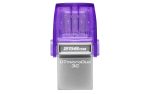 Kingston DataTraveler MicroDuo 3C 256GB USB 3.2 USB-A & USB-C Μωβ - Image 3