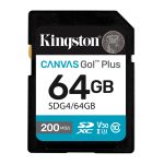 Kingston Canvas Go Plus SDXC 64GB Class 10 U3 V30 UHS-I