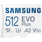 Samsung Evo Plus microSDXC 512GB Class 10 U3 V30 UHS-I