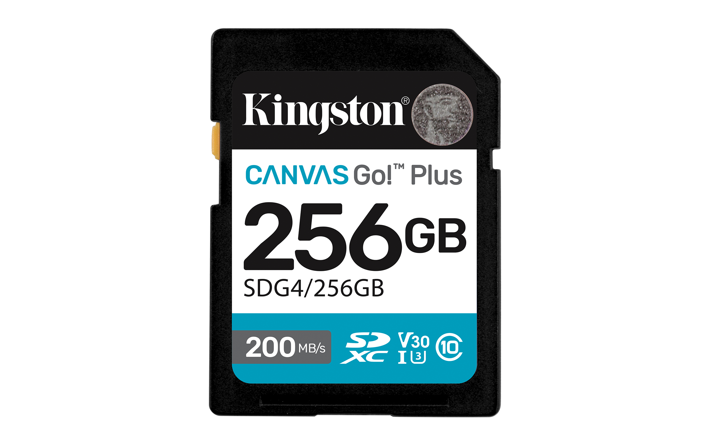 fbe8f8cba363f842fa49d228550fdff594c7d5ae Kingston Canvas Go! SDXC 256GB Class 10 U3 V30 UHS-I - Image 1