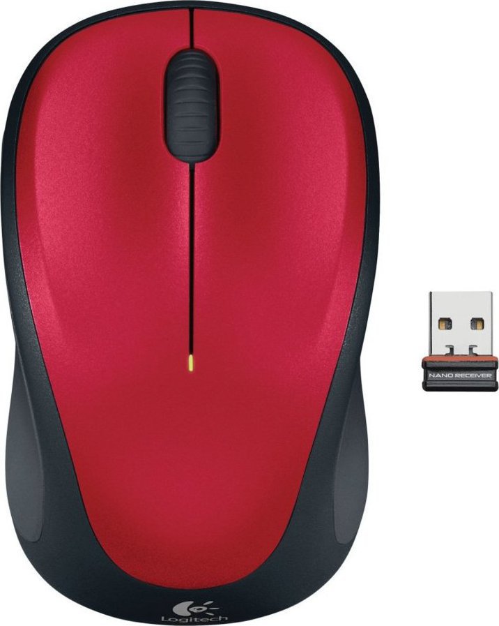 20150604103444_logitech_wireless_mouse_m235_red_910_002496.jpeg Logitech Maus M235 Rot 910-002496 - Image 1