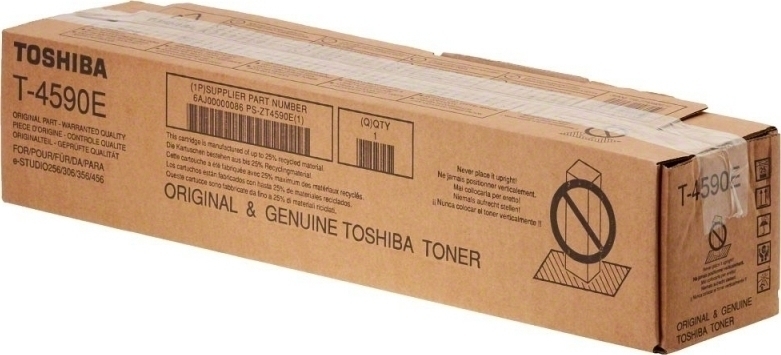 20160115130602_toshiba_t_4590e_black_toner_6aj0000008.jpeg Toshiba Toner 6AJ00000256 / T-4590E Black - Image 1