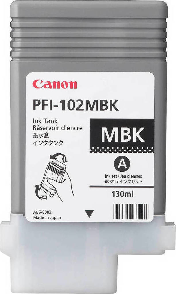 20170629172834_canon_pfi_102_matte_black_130ml_0894b001.jpeg Canon Ink 0894B001 / PFI-102MBK Matte Black - Image 1
