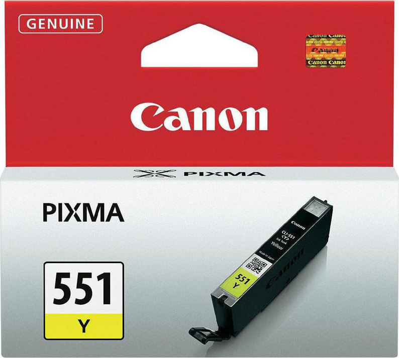 20170927153941_canon_cli_551_yellow_6511b001.jpeg Canon Ink 6511B001 / CLI-551Y Yellow - Image 1