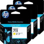HP Tinte CZ136A Nr.711 Gelb 3er Pack