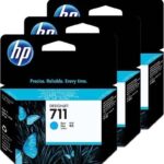 HP Ink CZ134A / 711 3-Pack Cyan