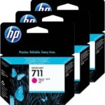 HP Ink CZ135A / 711 3-Pack Magenta