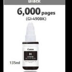 Canon Ink 0663C001 / GI-490BK Black