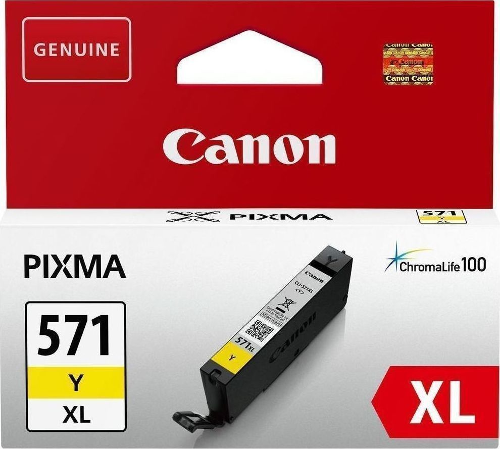 20171129143636_canon_cli_571_xl_yellow_0334c001.jpeg Canon Ink 0334C001 / CLI-571YXL XL Yellow - Image 1