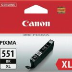 Canon Ink 6443B001 / CLI-551BKXL XL Black