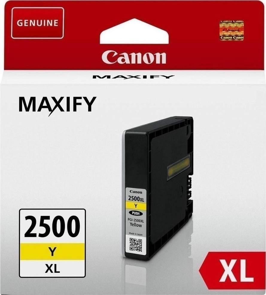 20171130135340_canon_pgi_2500y_xl_yellow_9267b001.jpeg Canon Ink 9267B001 / PGI-2500XLY XL Yellow - Image 1