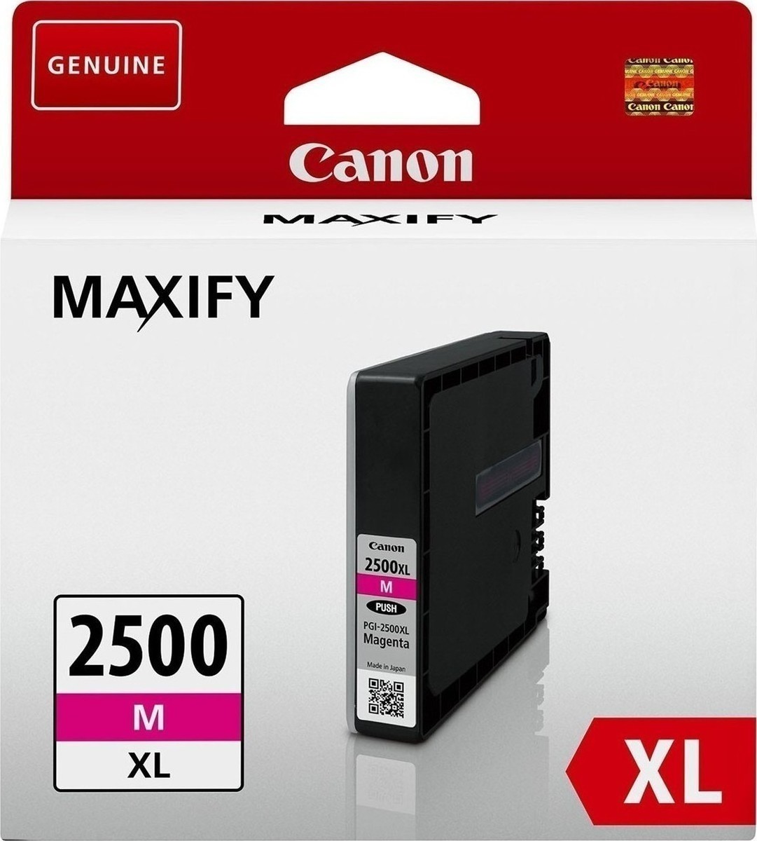 20171130135443_canon_pgi_2500m_xl_magenta_9266b001.jpeg Canon Ink 9266B001 / PGI-2500XLM XL Magenta - Image 1