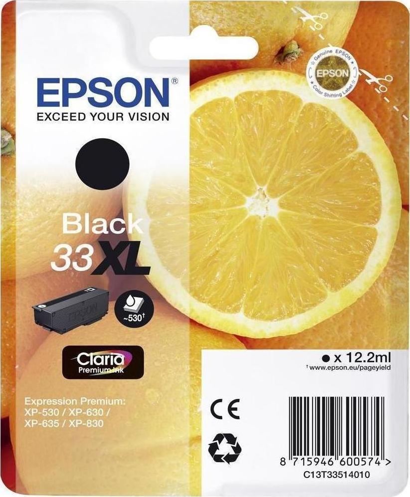 20171130162759_epson_33xl_black_c13t335140.jpeg Epson Ink C13T33514012 / 33XL XL Black - Image 1