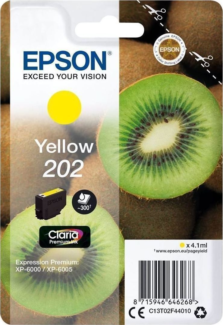 20171207155641_epson_202_yellow_c13t02f440.jpeg Epson Ink C13T02F44010 / 202 Yellow - Image 1