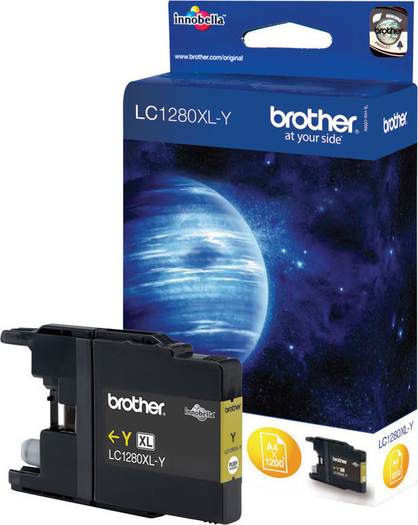20171214152740_brother_lc1280xl_yellow_lc1280xly.jpeg Brother Ink LC1280XLY / LC-1280XLY Yellow - Image 1