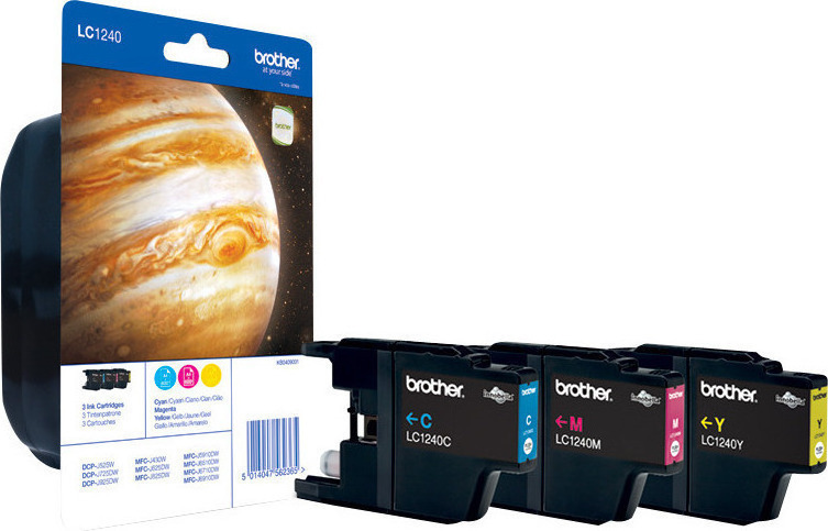 Brother Ink LC1240RBWBP / LC-1240RBWBP XL Multipack C,M,Y - Image 1