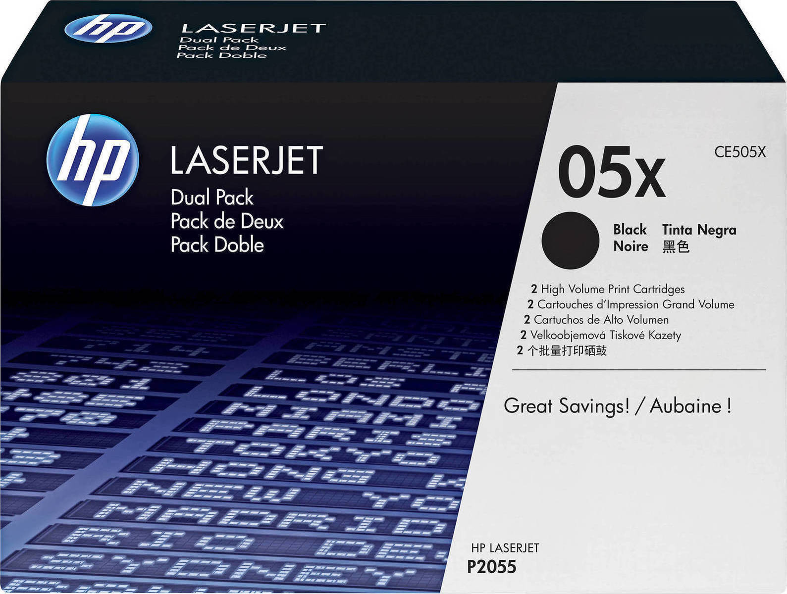 20180105130435_hp_05x_black_high_yield_2_pack_toner_ce505xd.jpeg HP Toner CE505XD / 05XD Double pack Black - Image 1
