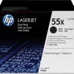 HP Toner CE255XD / 55X XL Doppelpack Black