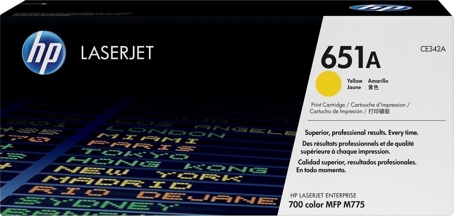 20180108151131_hp_651a_yellow_toner_ce342a.jpeg HP Toner CE342A / 651A Yellow - Image 1